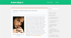 Desktop Screenshot of krasa-eshop.cz