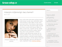 Tablet Screenshot of krasa-eshop.cz